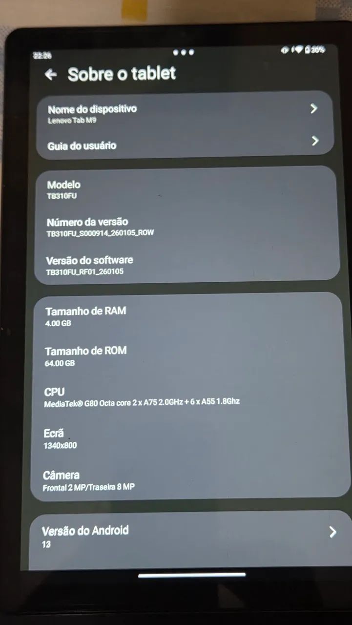 Tablet Lenovo M9 4GB 64GB RAM OCTA-CORE - Foto 5