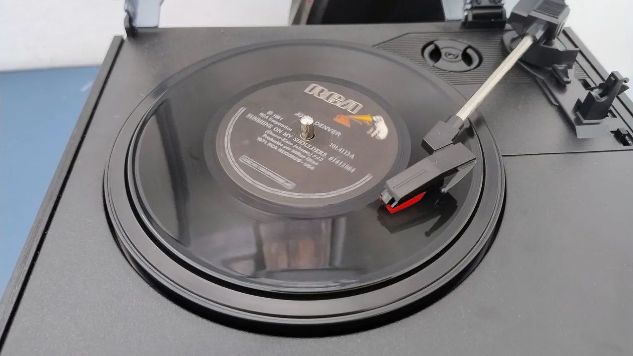Disco vinil Compacto John Denver RCA 1981 Sunshine on My Sholders e Let It Be. - Foto 3