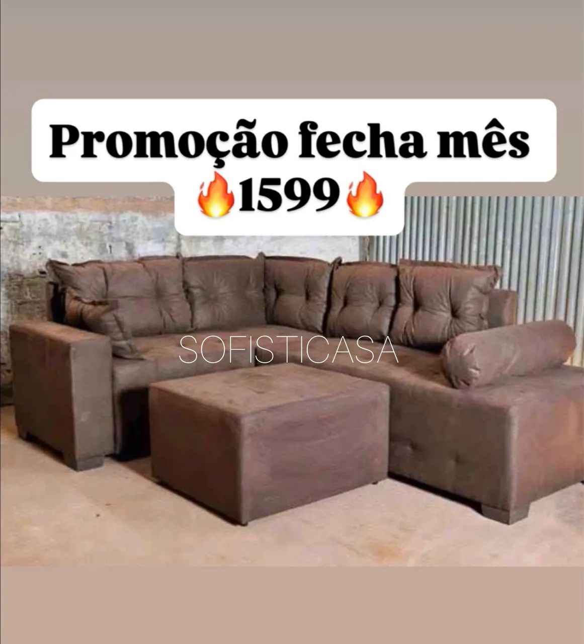 sofá promoção fecha mês!!  - Foto 4