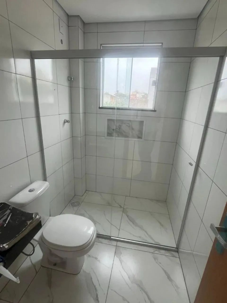 Box de Vidro para Banheiro - Porta de Correr (1,73m total) - Semi-novo