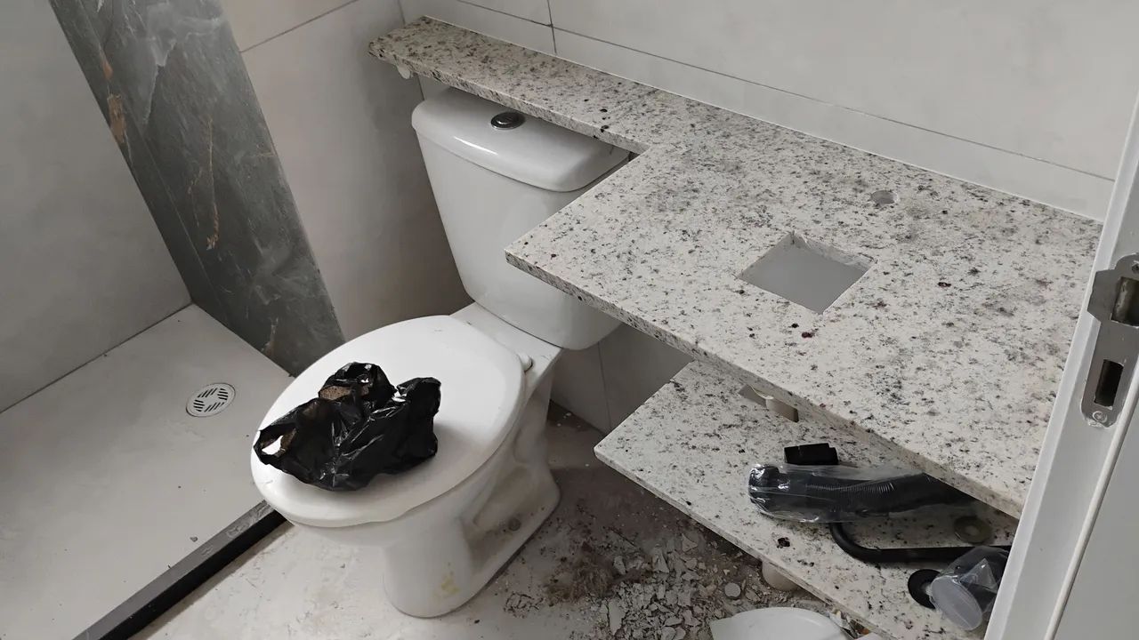 Trabalho com instalação de granito 