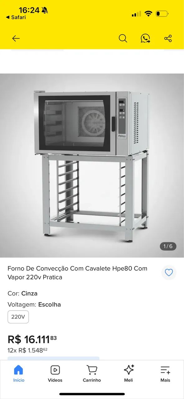 Forno Profissional Programado PRATIKA