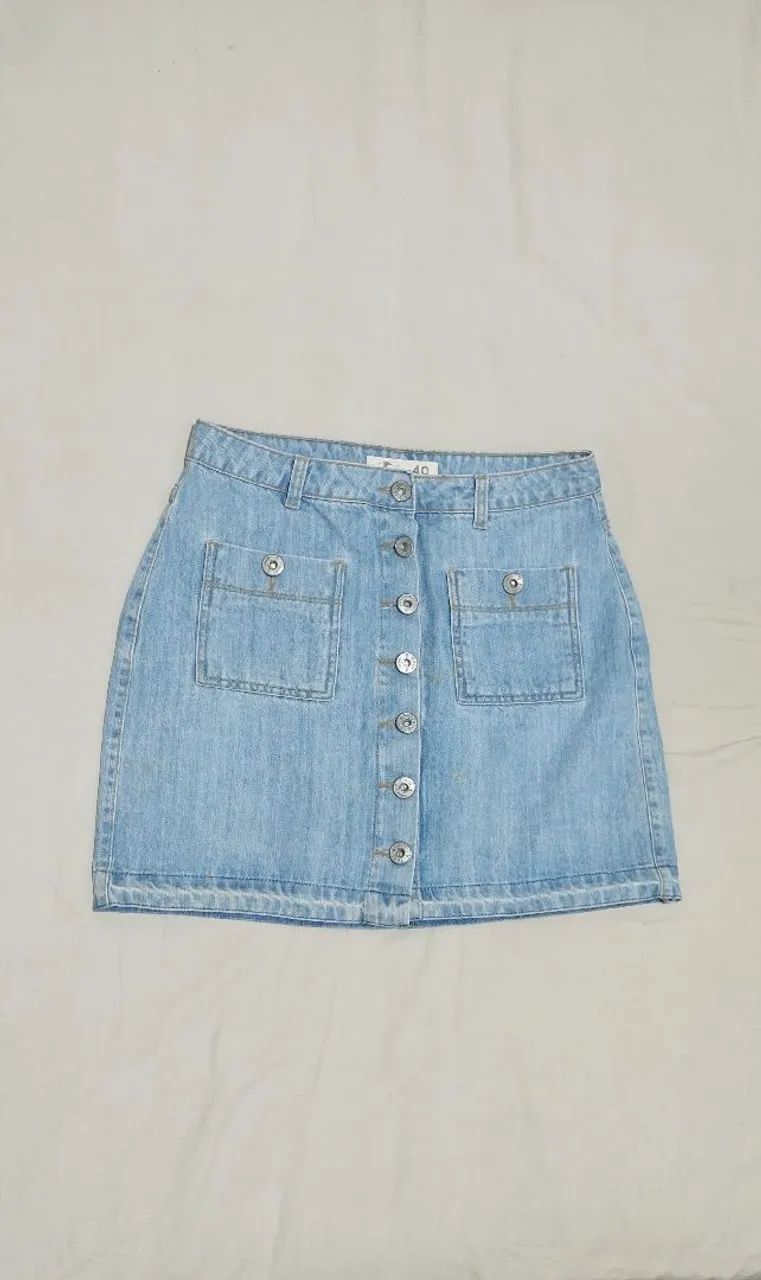 Lote/kit de shorts e saia jeans - Foto 2