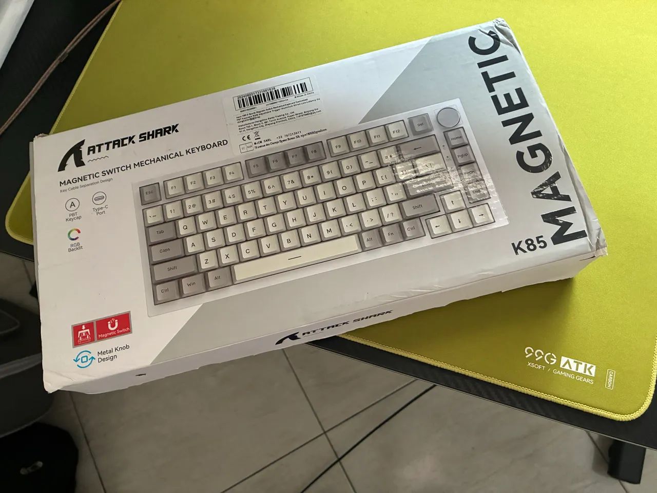 Teclado Magnético Attack Shark K85 - Foto 2