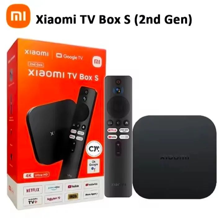 Xiaomi tv box s 2a geração 4k ultra hd