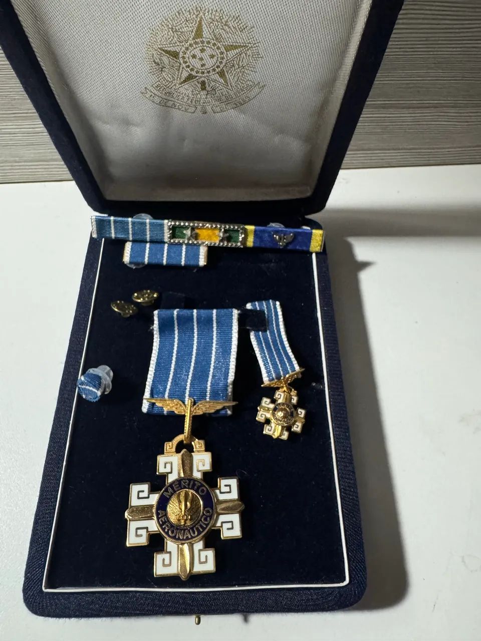 Medalha de Mérito Aeronáutico Original - Com Estojo - Força Aérea Brasileira - Foto 6