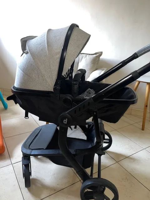 Carrinho De Bebê Kronus Silver Dzieco - Foto 5