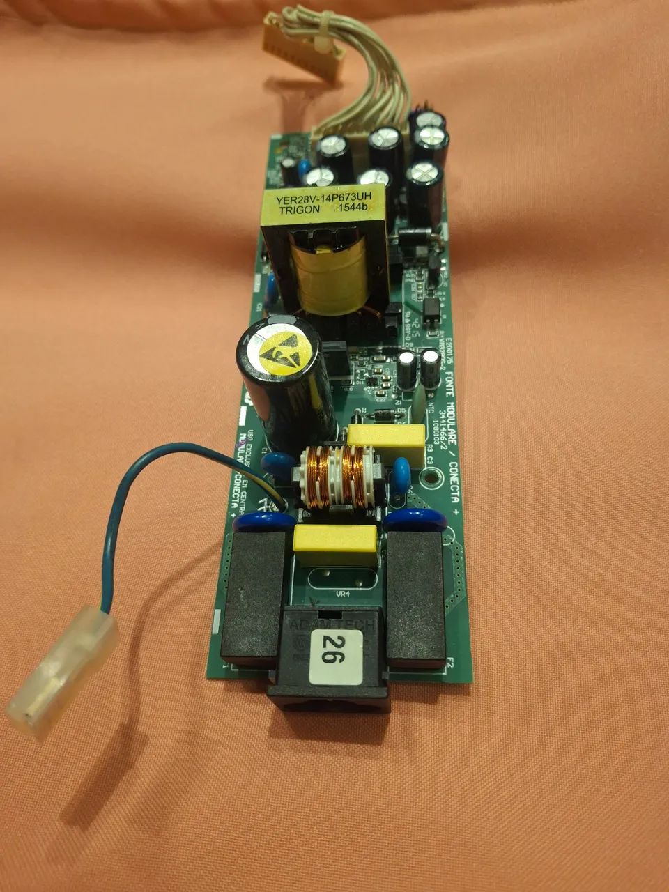 Placa Fonte Alimentação PABX Modulare + / Conecta + INTELBRAS(ORIGINAL)) - Foto 3