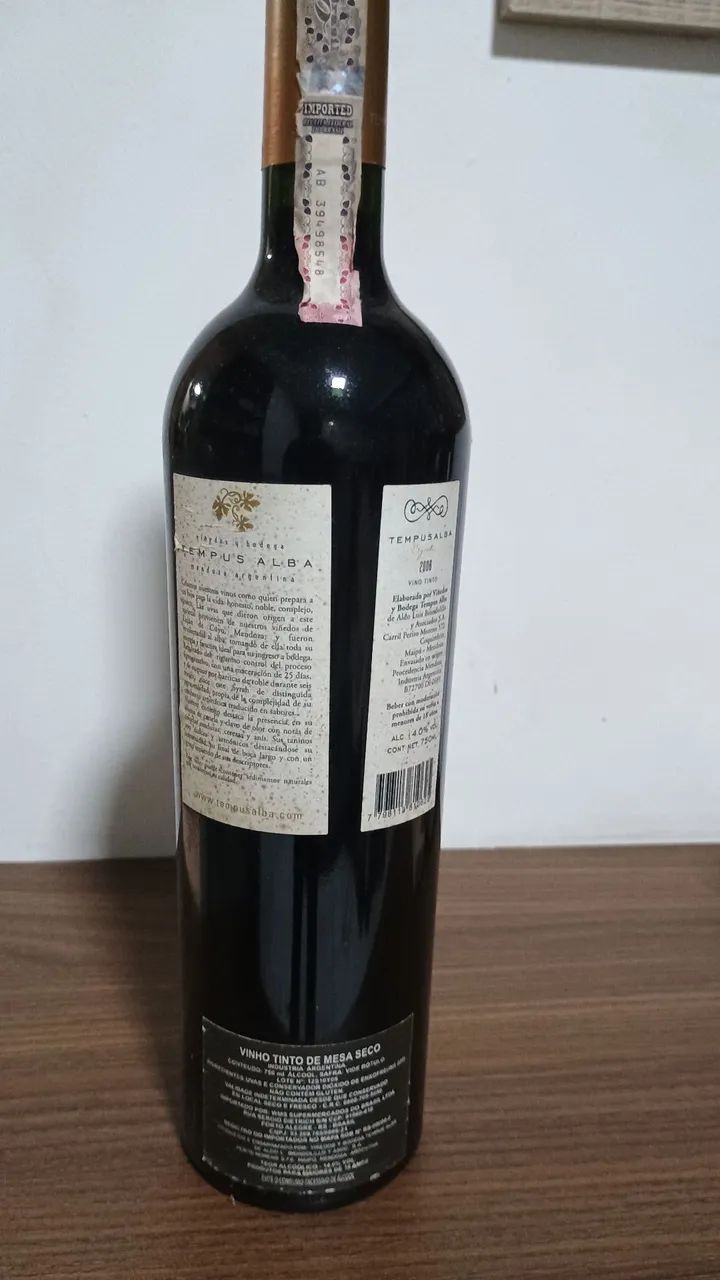 Excelente oportunidade. Kit com 4 vinhos importados. São excelentes vinhos importados  pre - Foto 5