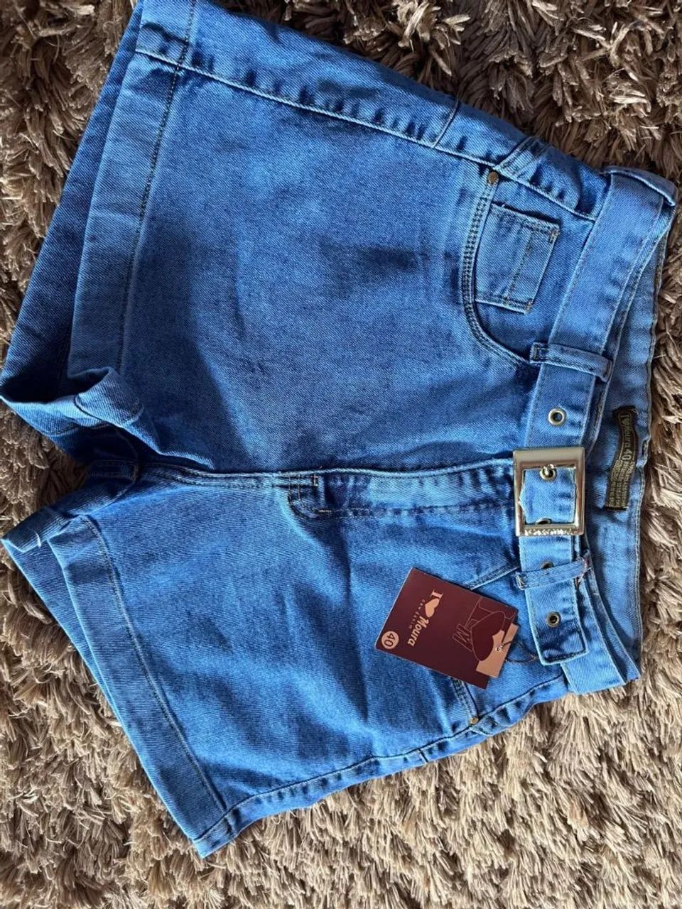 Bermudas jeans novas 