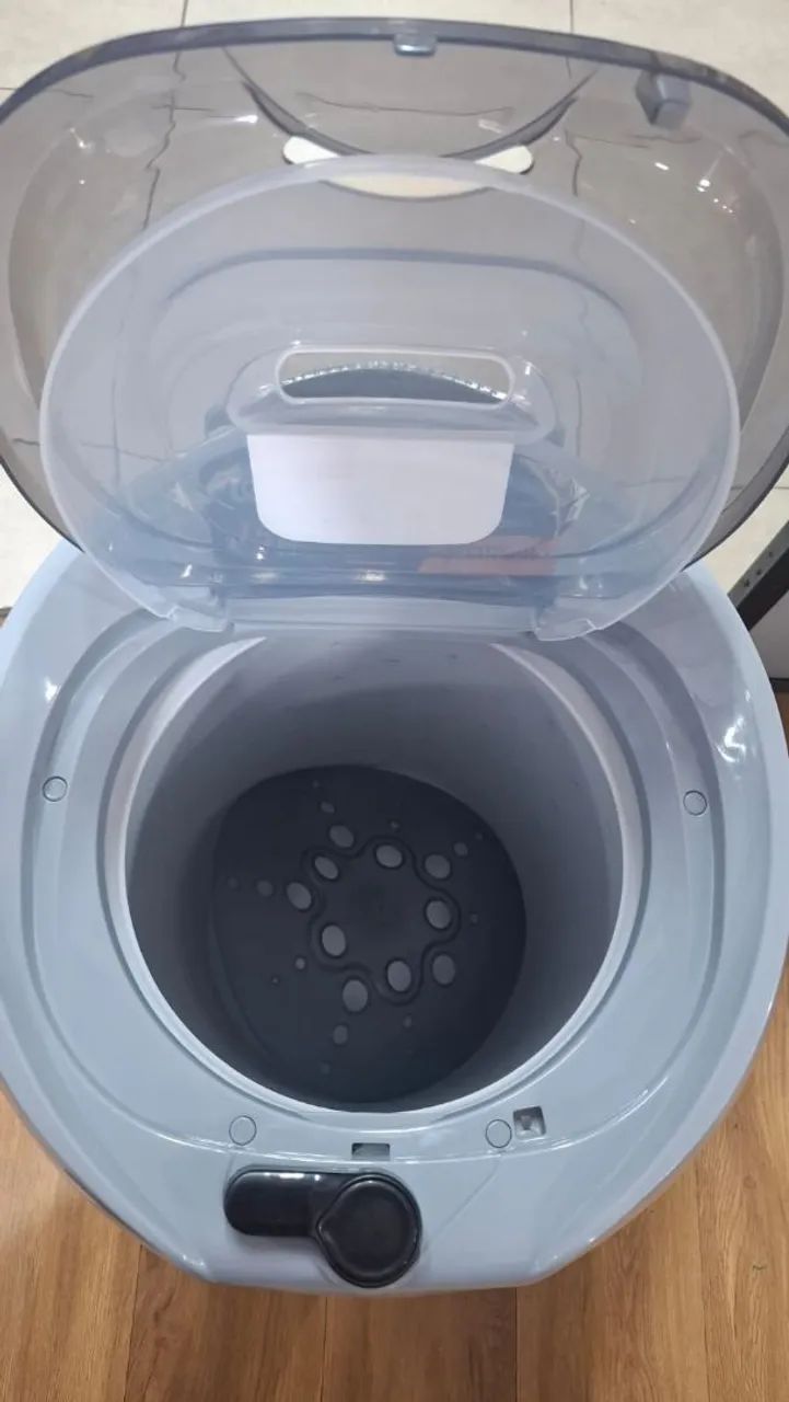 Centrífuga wankee 15kg,roupas secas em até 5 minutos,cores:branco e cinza - Foto 5