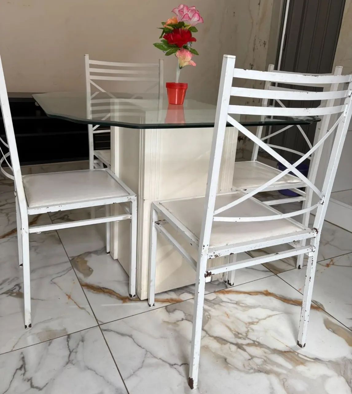 Mesa com tampo de vidro temperado  - Foto 4