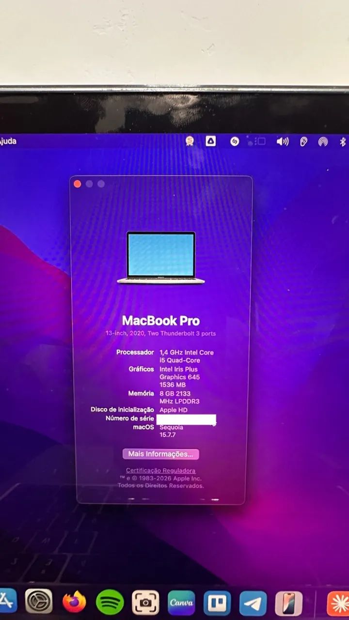 MacBook Pro 13? 2020 | Intel Core i5 | 8GB RAM | 512GB SSD | Touch Bar - Foto 2
