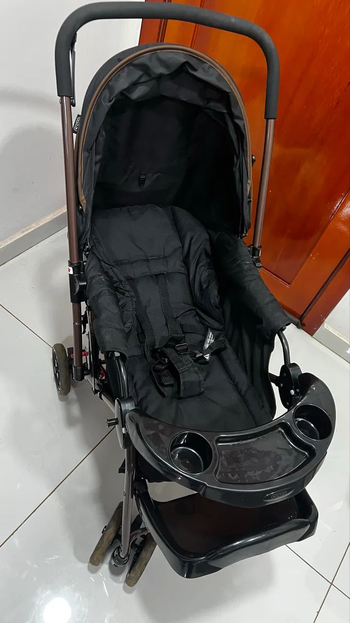 Carrinho de bebê e bebê conforto  - Foto 5