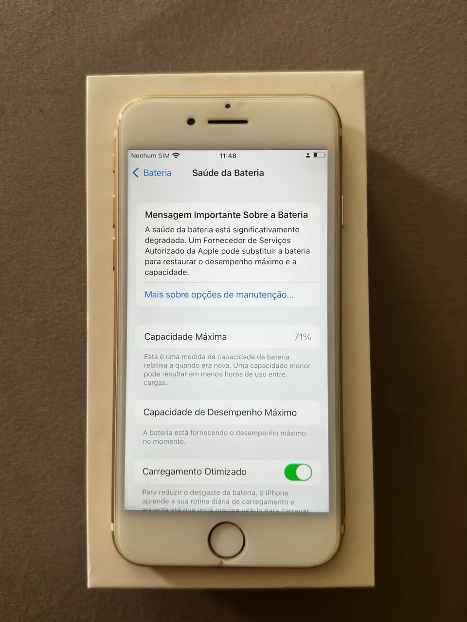 iPhone 7 128GB Original - Excelente Estado - 71% Bateria - Foto 4