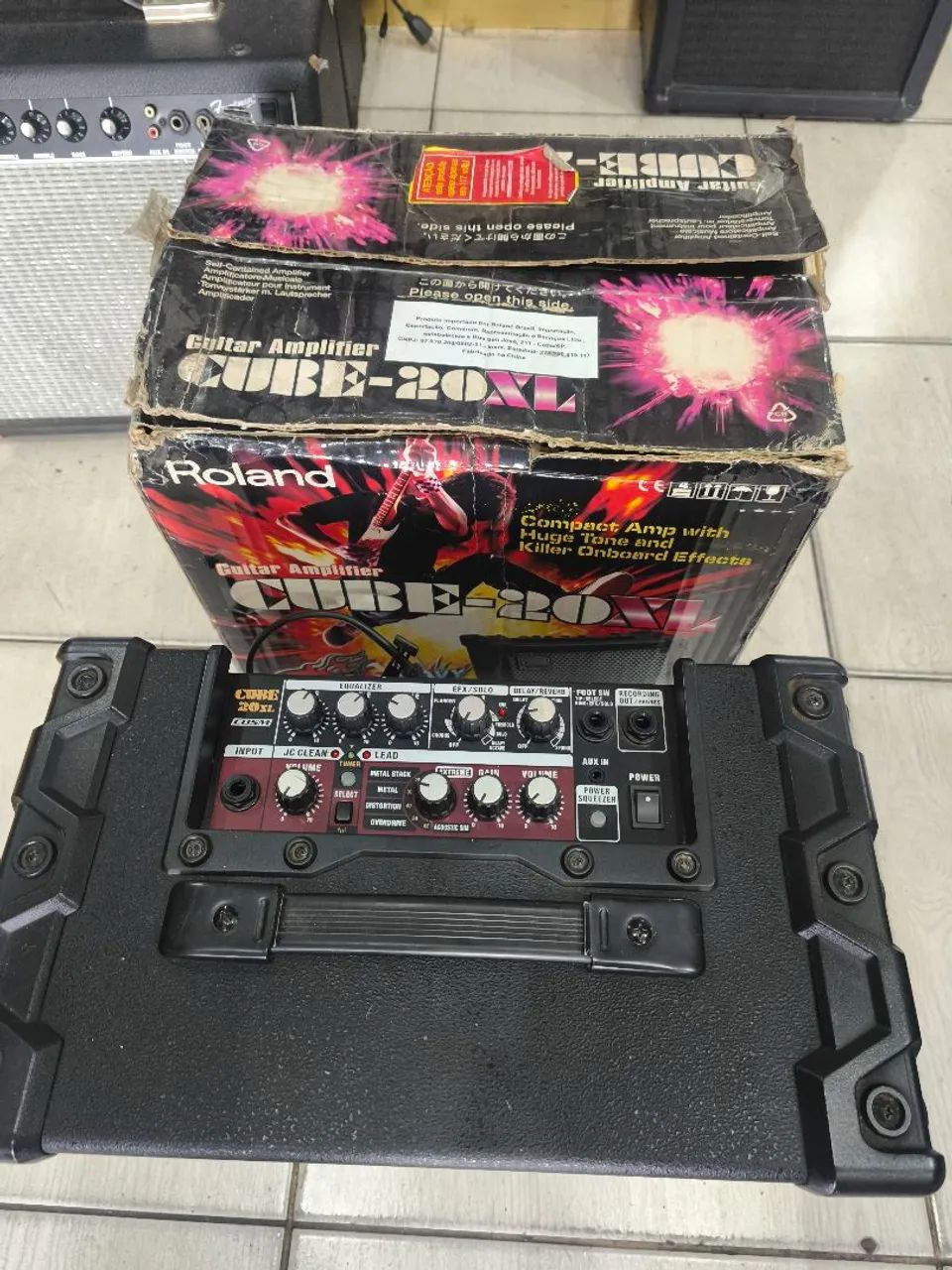 Roland Cube 20XL NOVO! ACEITO TROCAS - Equipamentos e Acessórios