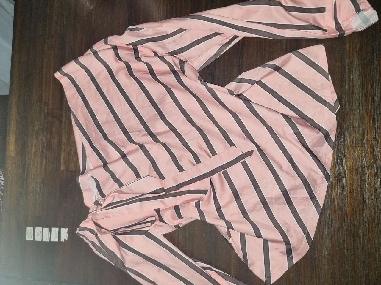Blusa assimétrica listras G - Foto 2
