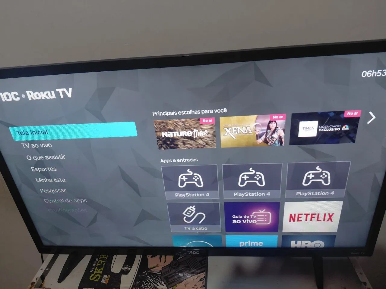 TV 32" AOC COMPLETA 