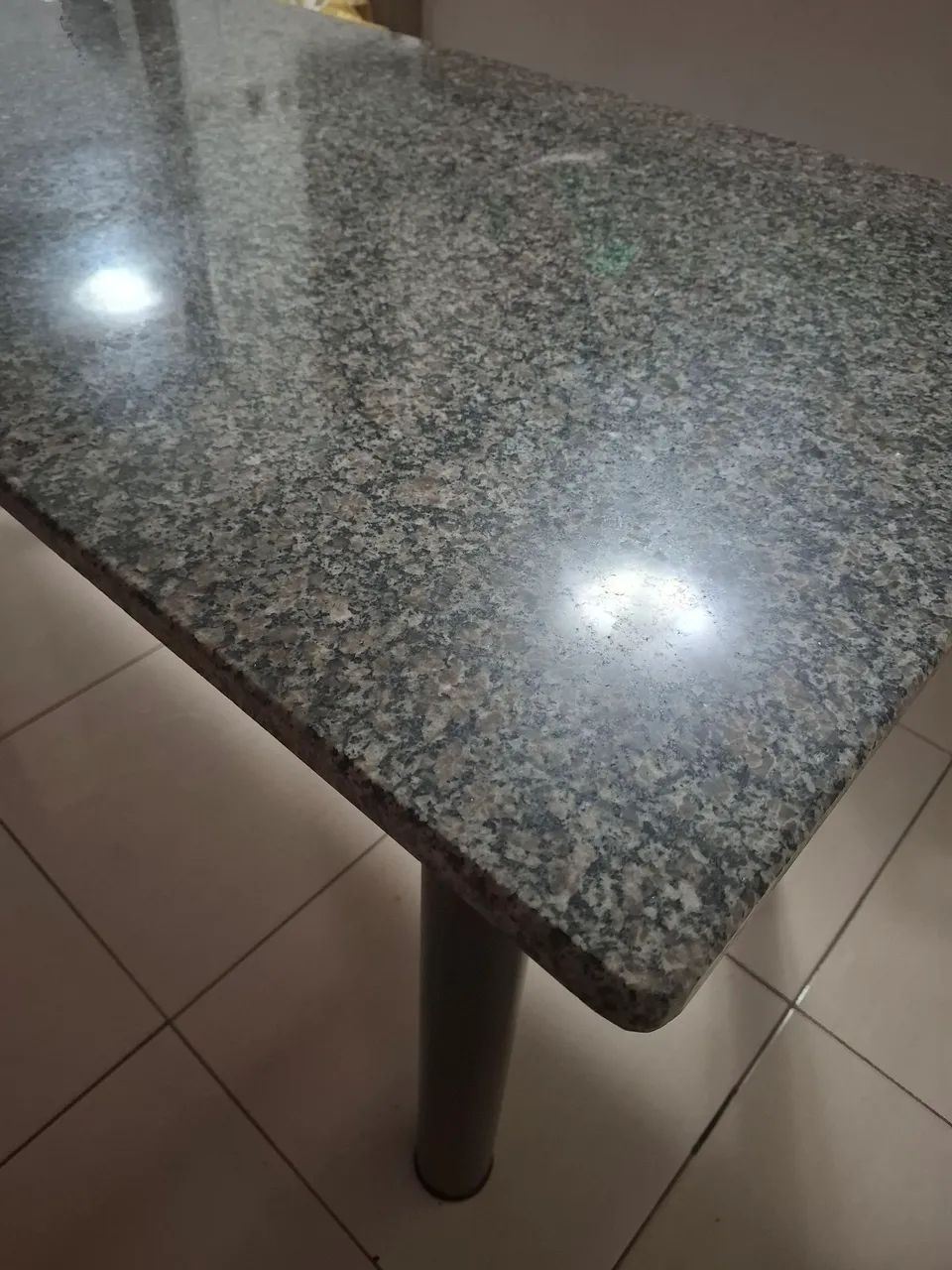 Mesa de Jantar para 6 Lugares Retangular Preta - Foto 5