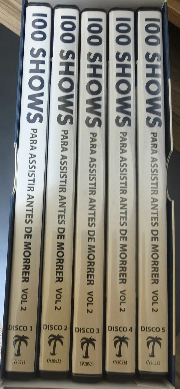 100 Shows Para Assistir Antes de Morrer - 2 Boxes - 10 DVDs - Foto 3