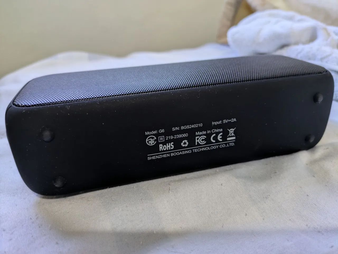 Caixa som bluetooth BOGASING G6, Semi-nova, muito bom! - Foto 4