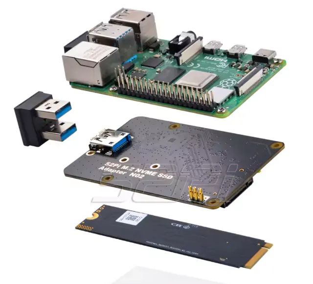Raspberry Pi 4 Model B 8gb + Hat + Nvme - Foto 3