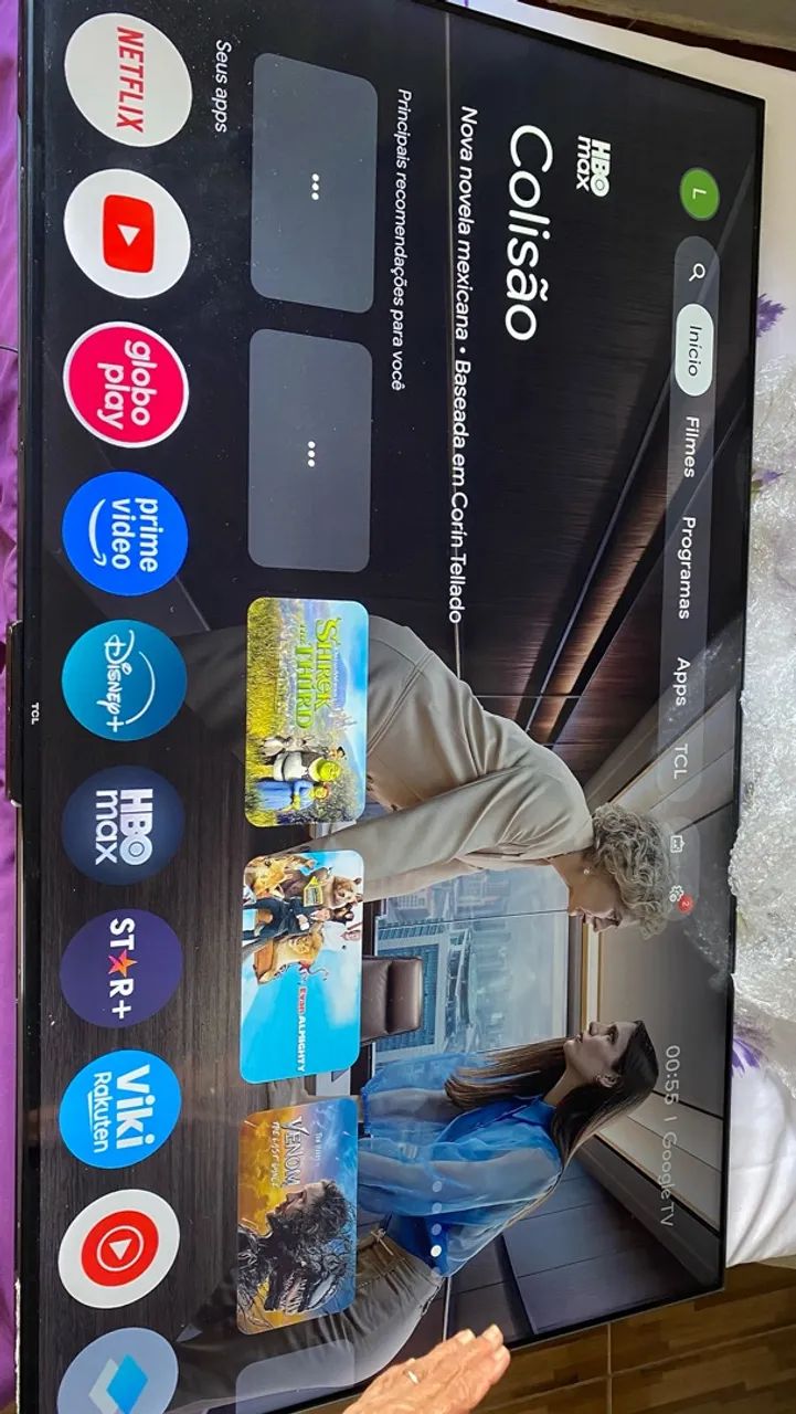 Smart Tv TCL 55 Polegadas - Foto 2