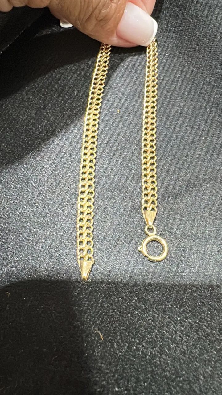 Pulseira lacraia no ouro 18k