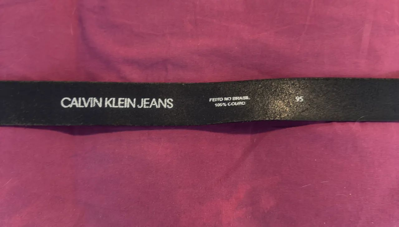 Cinto de couro Calvin Klein  - Foto 3
