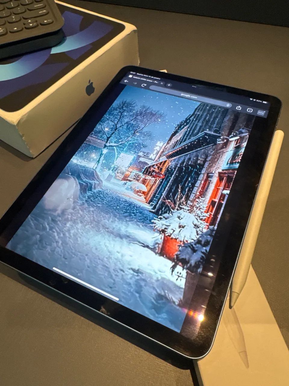 iPad本体 Ipad air 5 with apple pencil 2 Ipad Air 5th 64GB com teclado e apple pencil 2 - Tablets e E