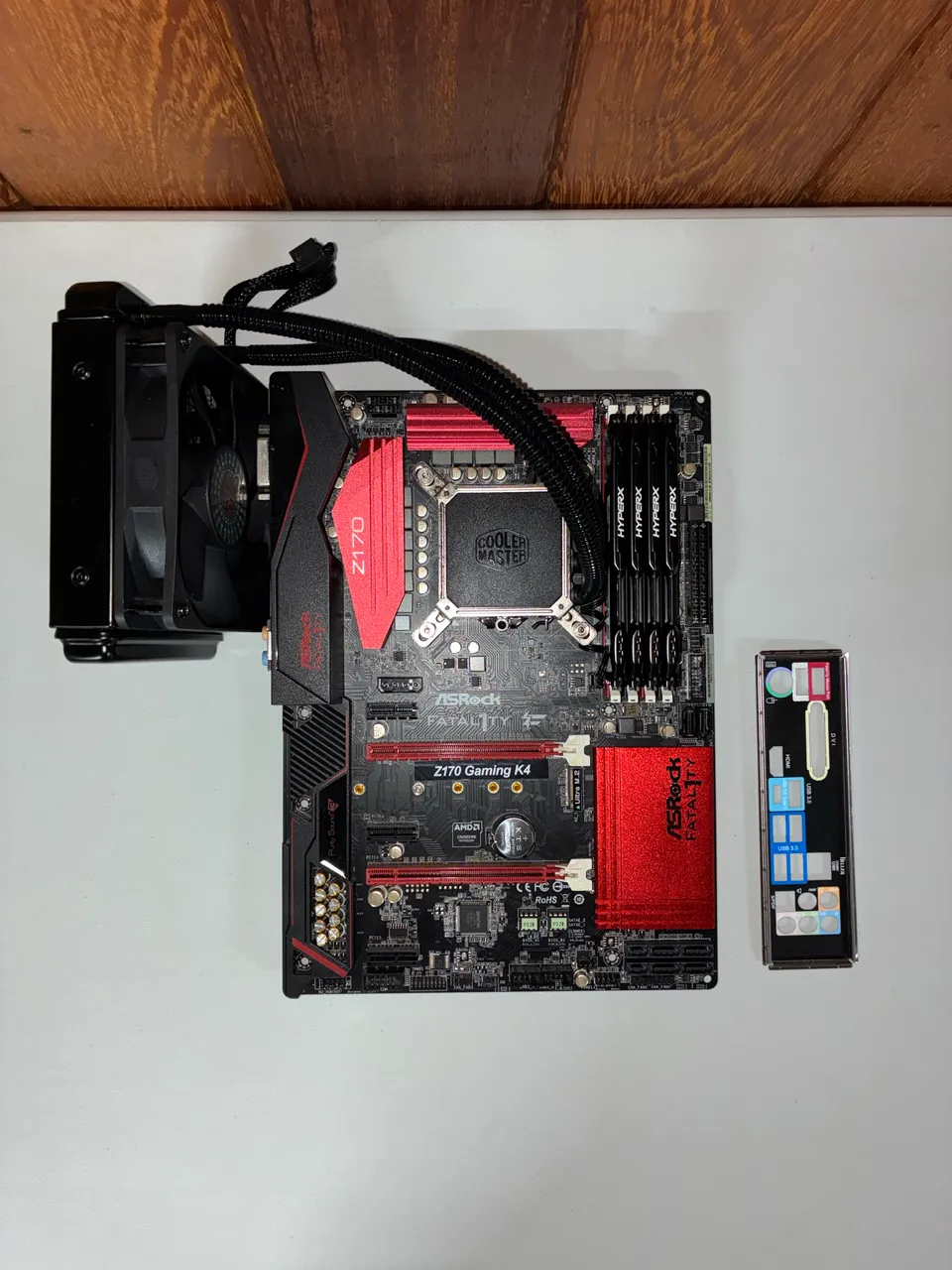 マザーボード Core i7-10700K+Z490M+DDR4 16G+SSD500GB KIT - Core i7 10700K + Placa mãe Asus Z490M PLUS + 16gb DDR4 para