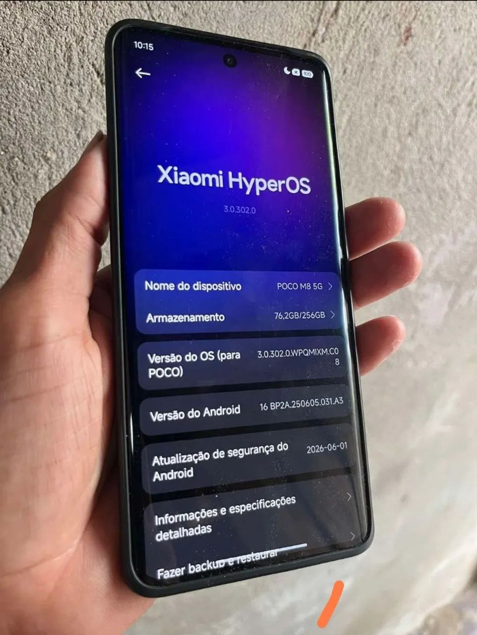 POCO M8 5G 256GB TROCO EM IPHONE