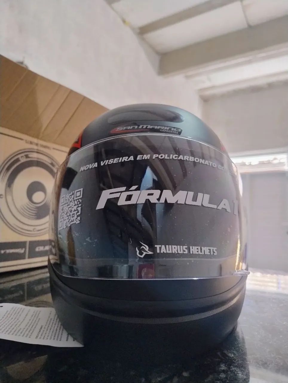 Capacete Samarino Novo Na Caixa  - Foto 4