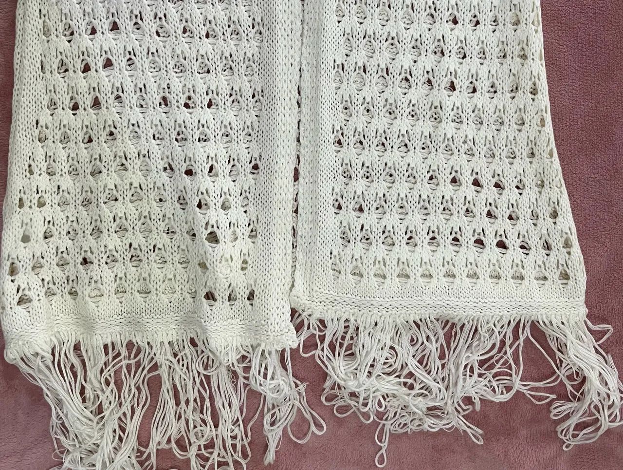 Colete off white em crochê  - Foto 3
