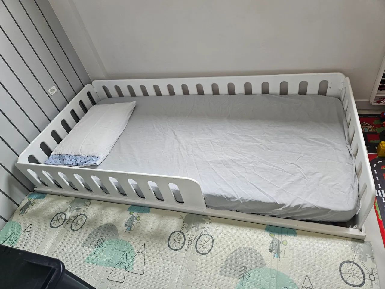 Cama solteiro madeira maciça  - Foto 3