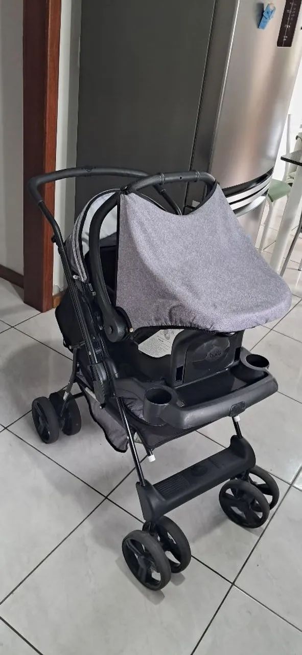 Carrinho e Bebê Conforto SEMI NOVO - Foto 3