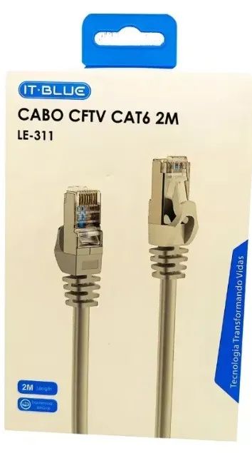 Cabo rede CAT6 2m IT-BLUE LE-311 - Foto 3
