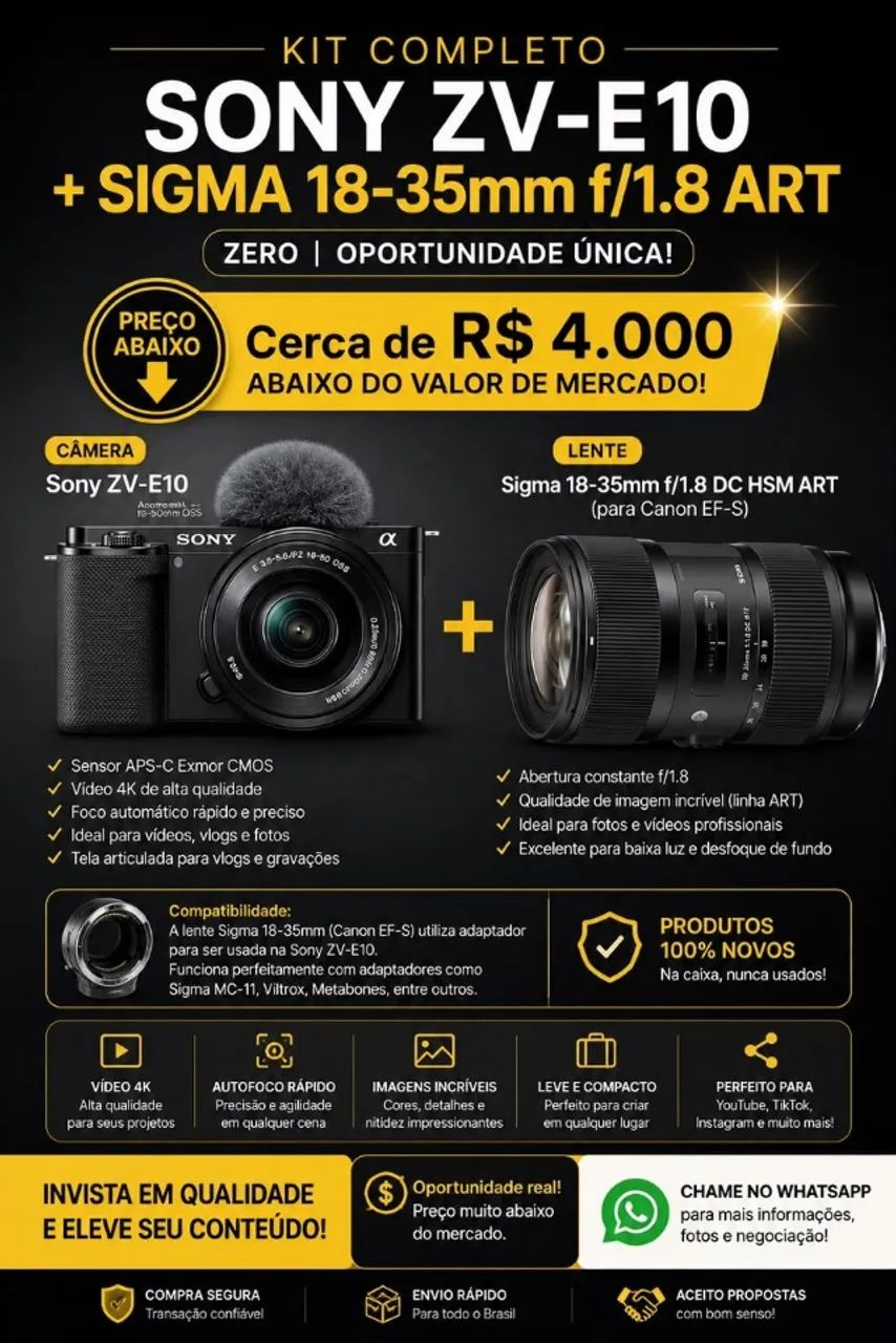 Camera Sony - Foto 4