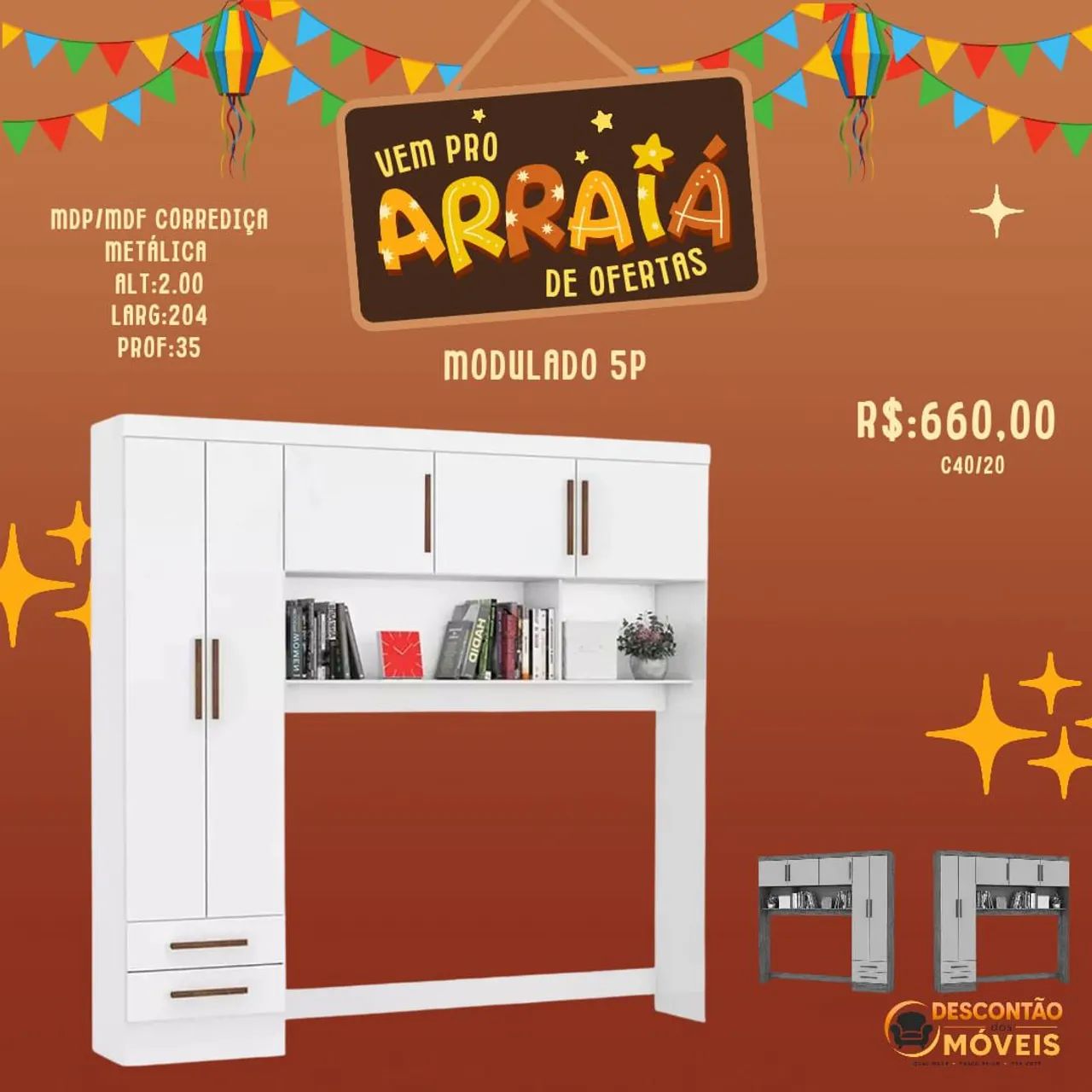 Modulado 5 Portas 