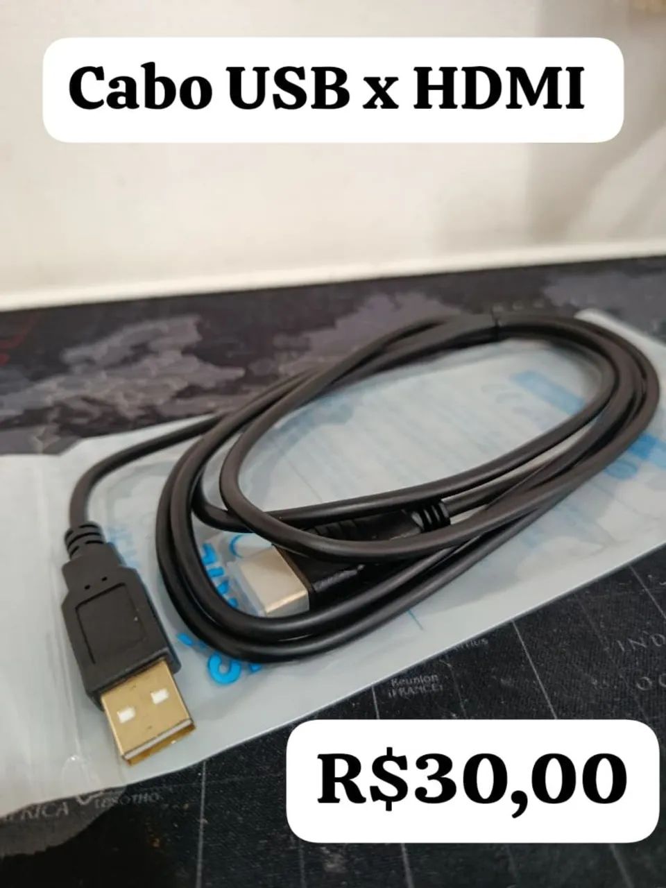 Cabo USB para HDMI  / OFERTA IMPERDÍVEL 