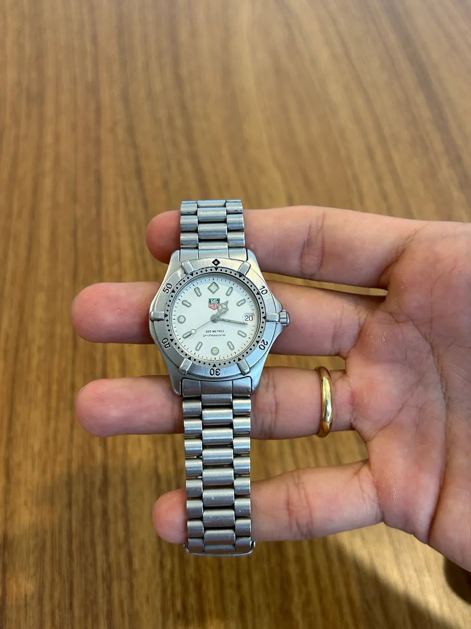 稼働 TAG HEUER 974.006 プロフェッショナル メンズ 2000 TAG Heuer 