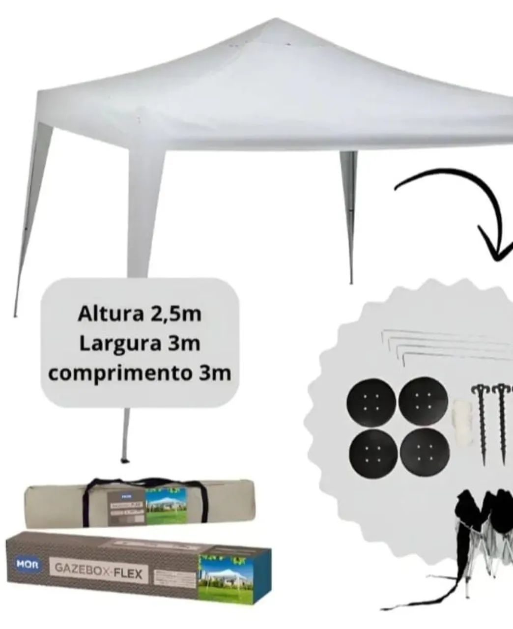 Tenda sanfonada - Foto 2