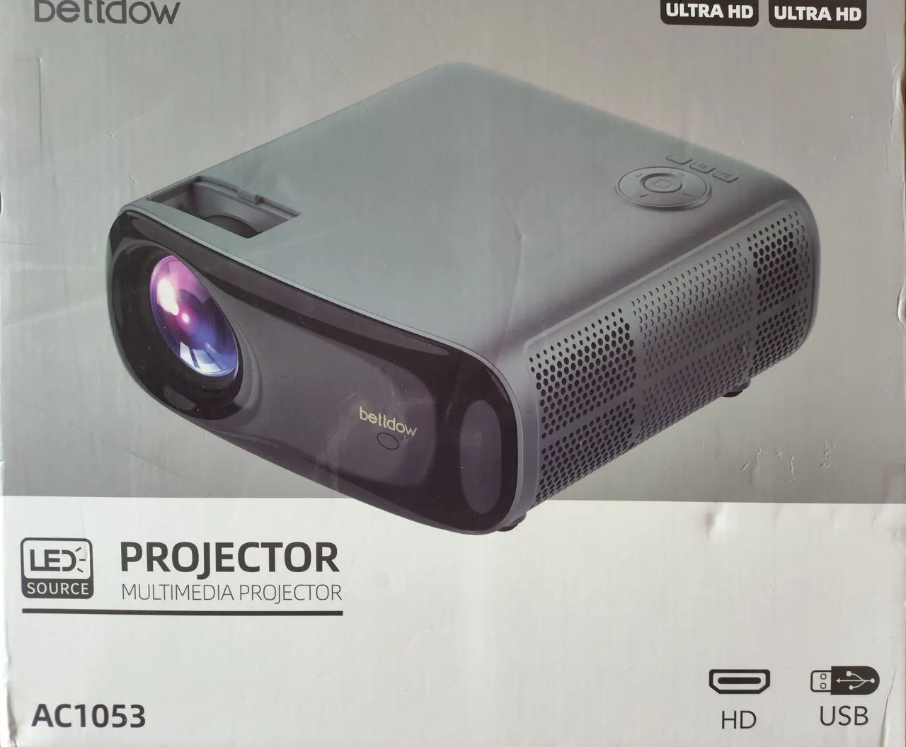 projeto bettdow ultra HD 4k 1080P modelo AC1053 novo sem uso - Foto 2