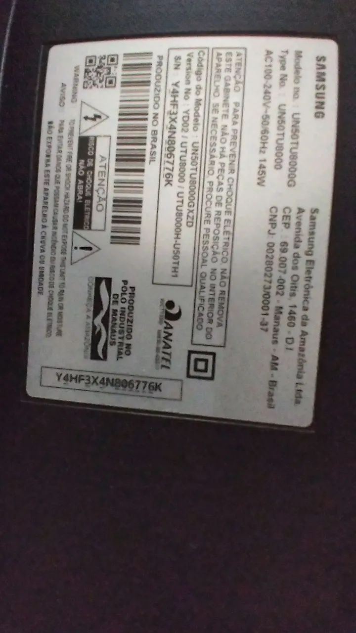 TV Samsung  4k 50 Polegadas Cristal.  - Foto 4