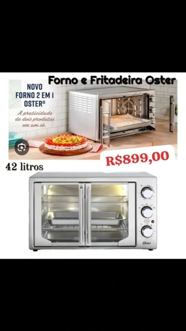 Fritadeira e Forno Oster