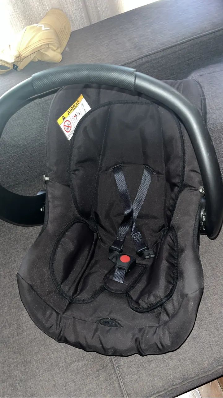 Carrinho Moisés galzerano com bebê conforto  - Foto 3