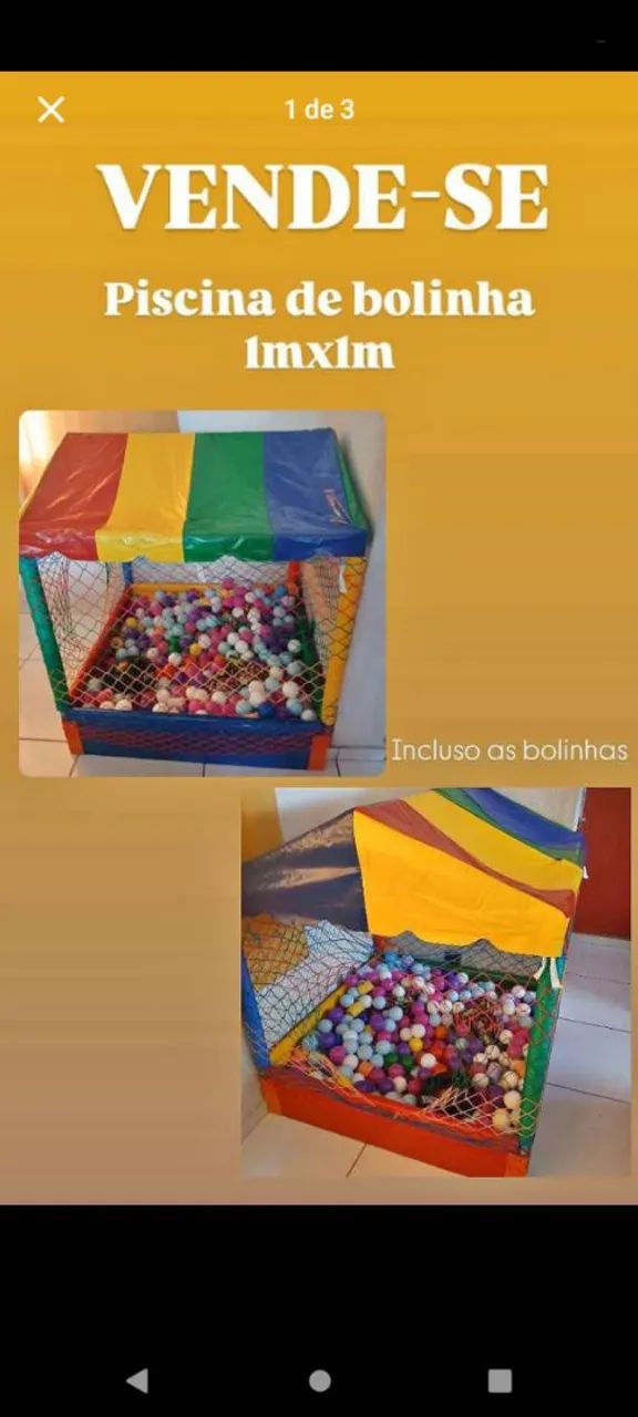 Casinha de bolinhas 