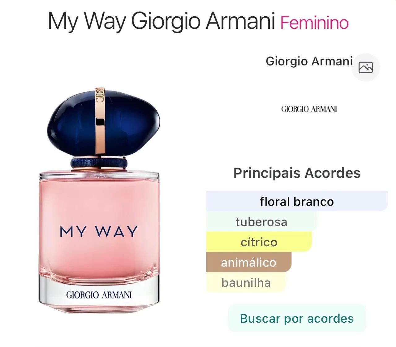 Perfume My Way de Giorgio Armani 30ml - Foto 2