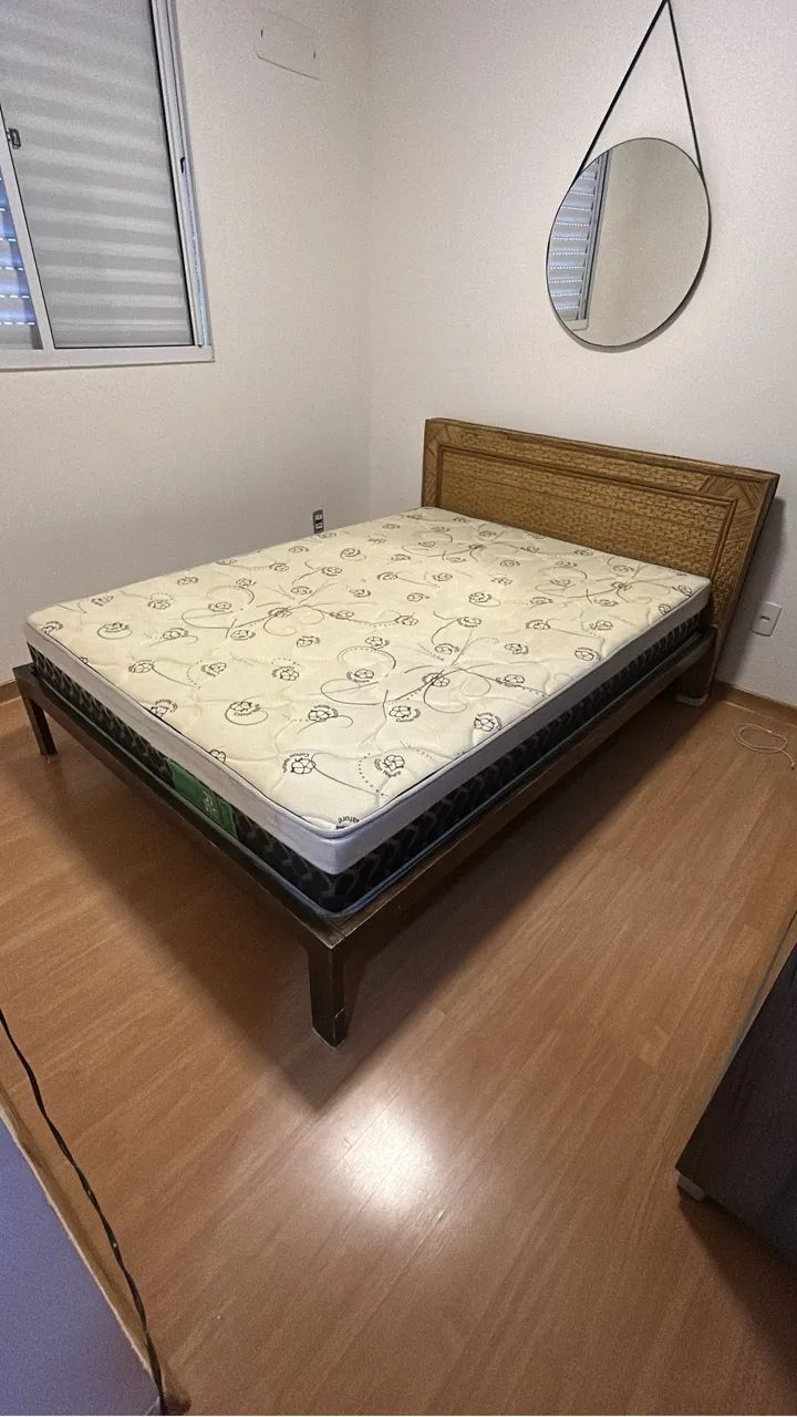 ? CAMA VIÚVA + COLCHÃO DE MOLAS ENSACADAS