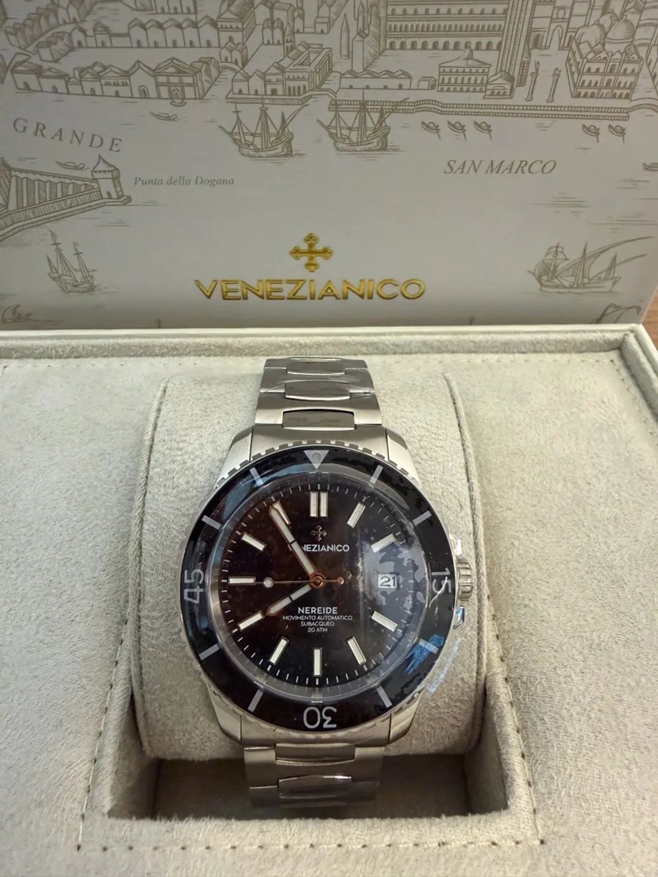Relógio Venezianico nereide cerâmica